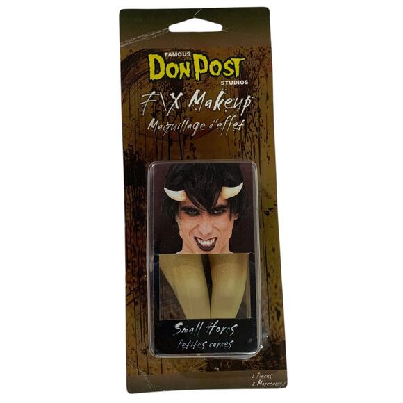 Appliance Horns Set of 2 New Small Horns Don Post Studios F/X Makeup - Picture 1 of 7
